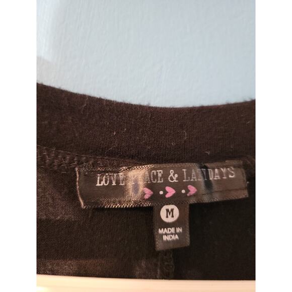 Love Peace & Lazy Days Womens Moon Phases T Shirt Size M - Picture 3 of 6